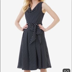 LIMITED polka dot dress retro